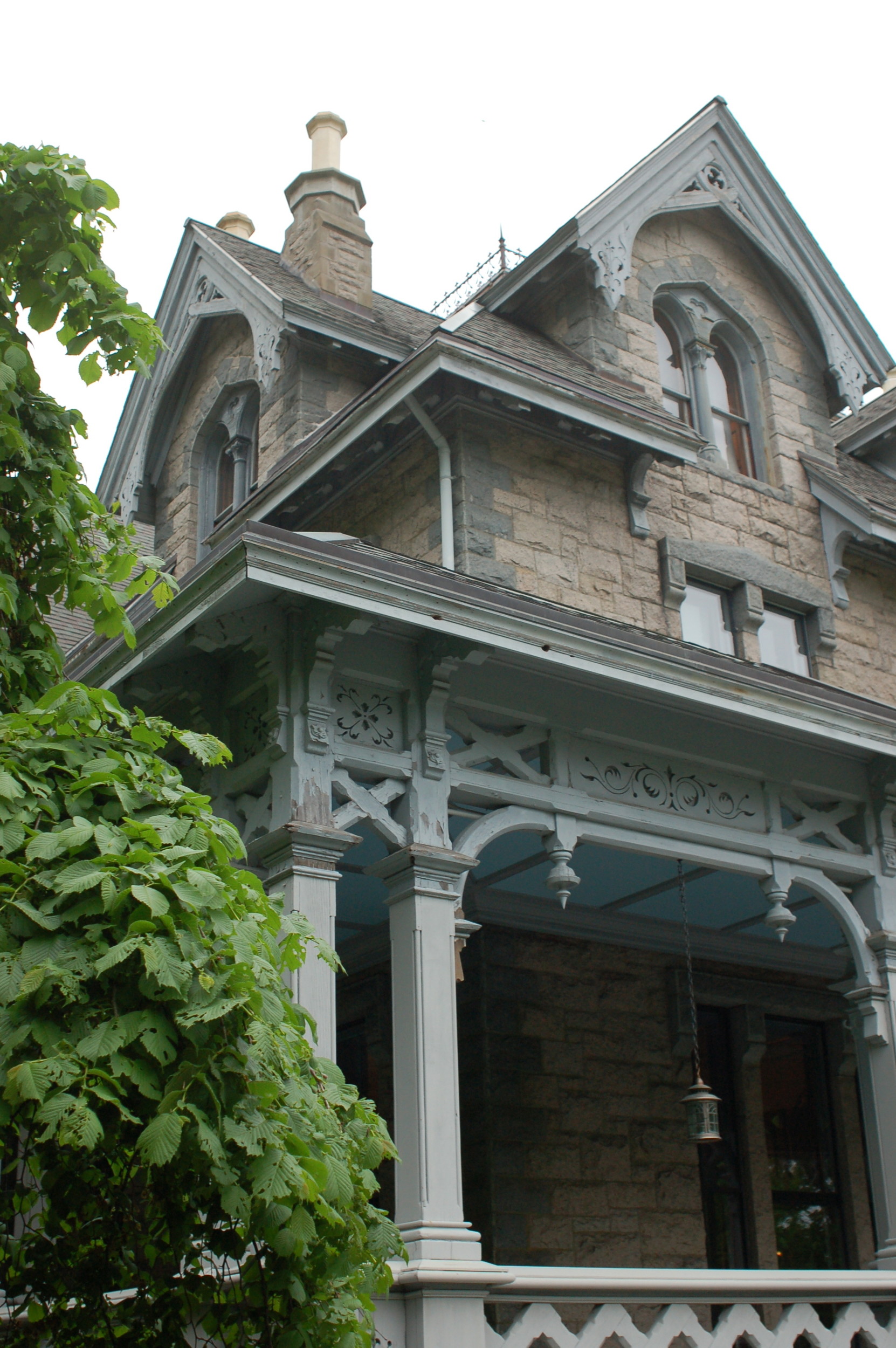 Clouds Hill in Warwick features beautiful Victorian-era architectural details inside and out.