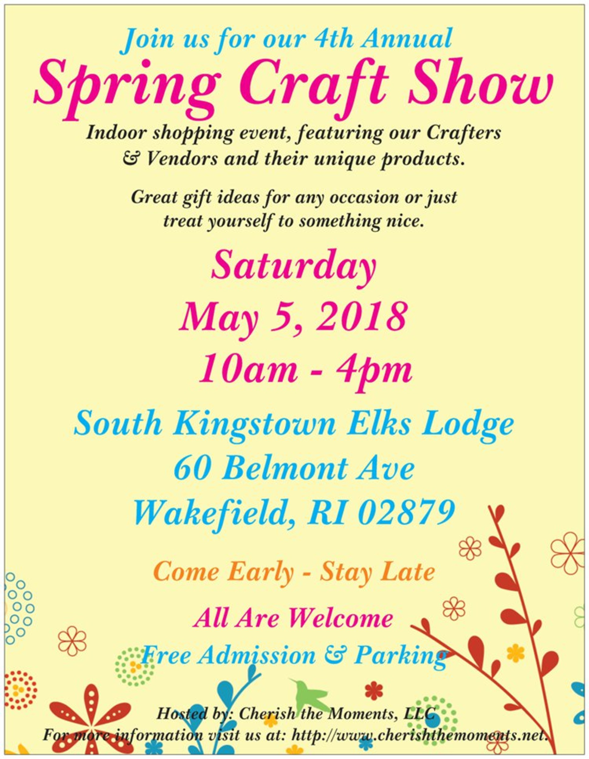 Spring Craft Show | EastBayRI.com - News, Opinion, Things to Do in the ...