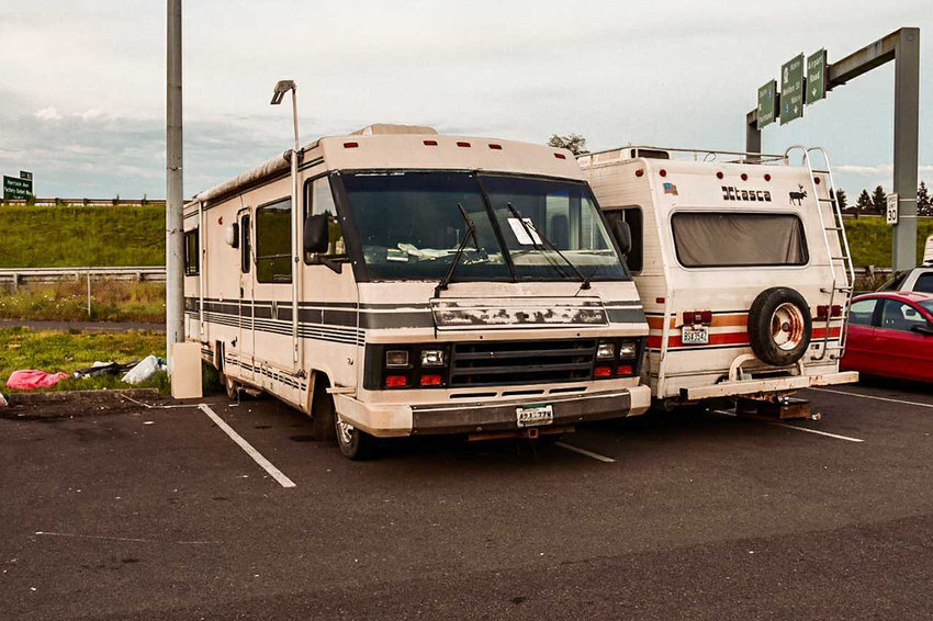 While a few remaining vehicles were towed Monday morning, no citations were issued to people who had been living in an impromptu homeless camp at Centralia's Mellen Street Park and Ride.