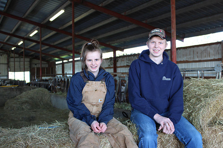 Lauryn and Gary Young of Chehalis are fourth generation Chehalis FFA members. The siblings are part of the W.F. West FFA dairy evaluation team, which placed fourth in the nation this year. Lauryn Young also placed sixth in the nation as an individual.
