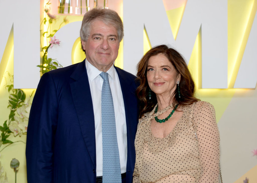Leon D. Black and Debra Black attend MoMA's Party in the Garden 2019 at The Museum of Modern Art on June 4, 2019 in New York City. (Andrew Toth/Getty Images for MoMA/TNS)