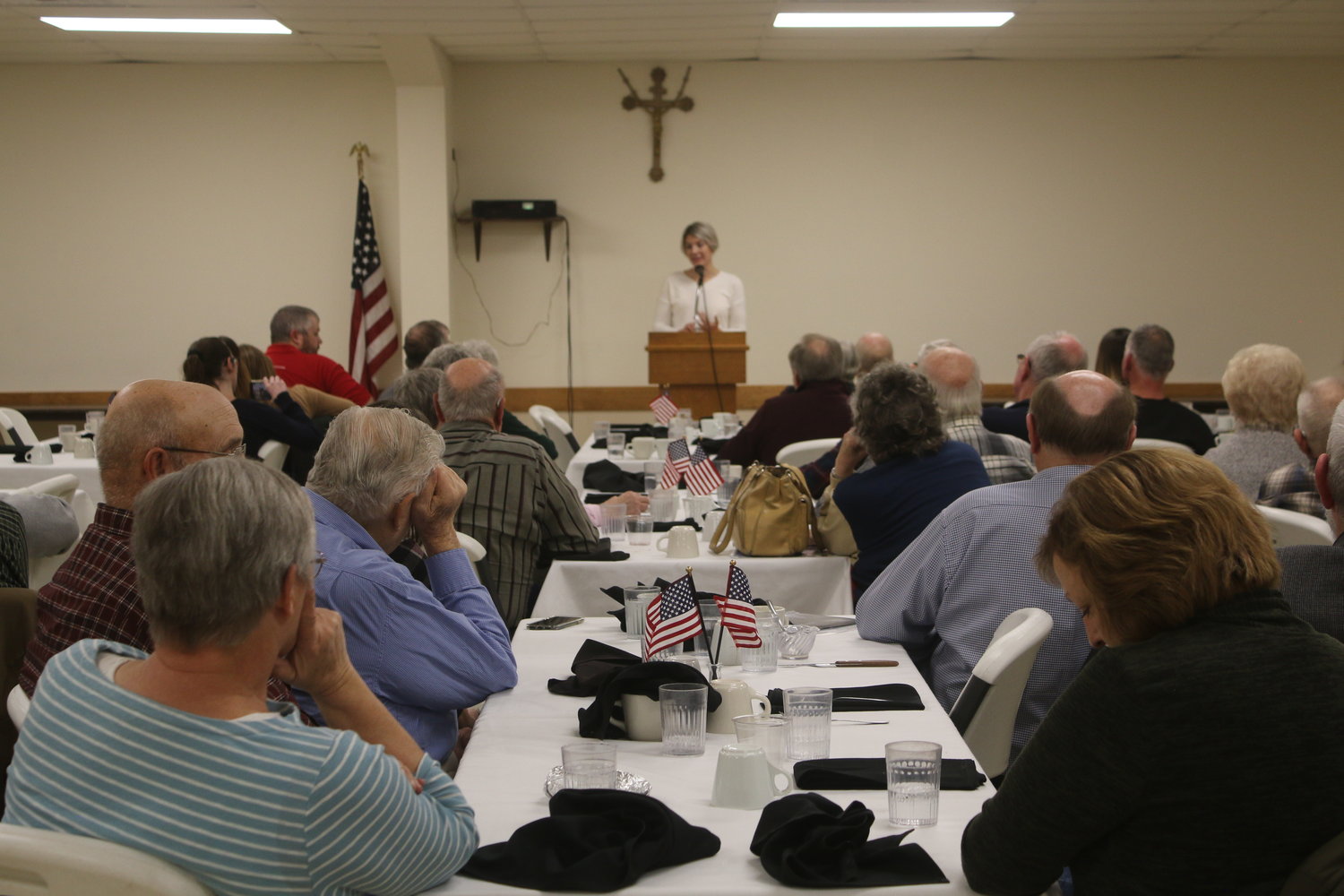The Farm Bureau Banquet attendees heard updates from various local, state, and federal legislators during the annual Legislative Banquet on Jan. 6. The well attended event provided members understanding of legislative bills and polices and a federal, state and local level.                   [Miranda Holman Photo]