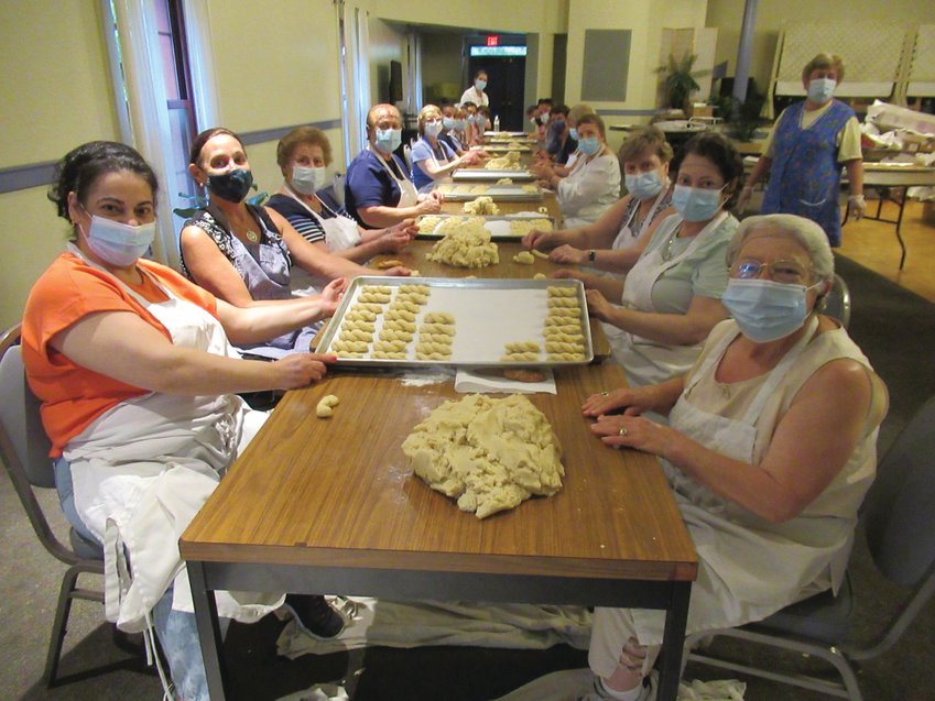 BAKING BRIGADE: The old adage &ldquo;too many cooks in the kitchen&rdquo; doesn&rsquo;t hold water at Church of the Annunciation, where countless volunteers are making what will be 40,000-plus pieces of pastry for the 35th annual Cranston Greek Festival.&nbsp;