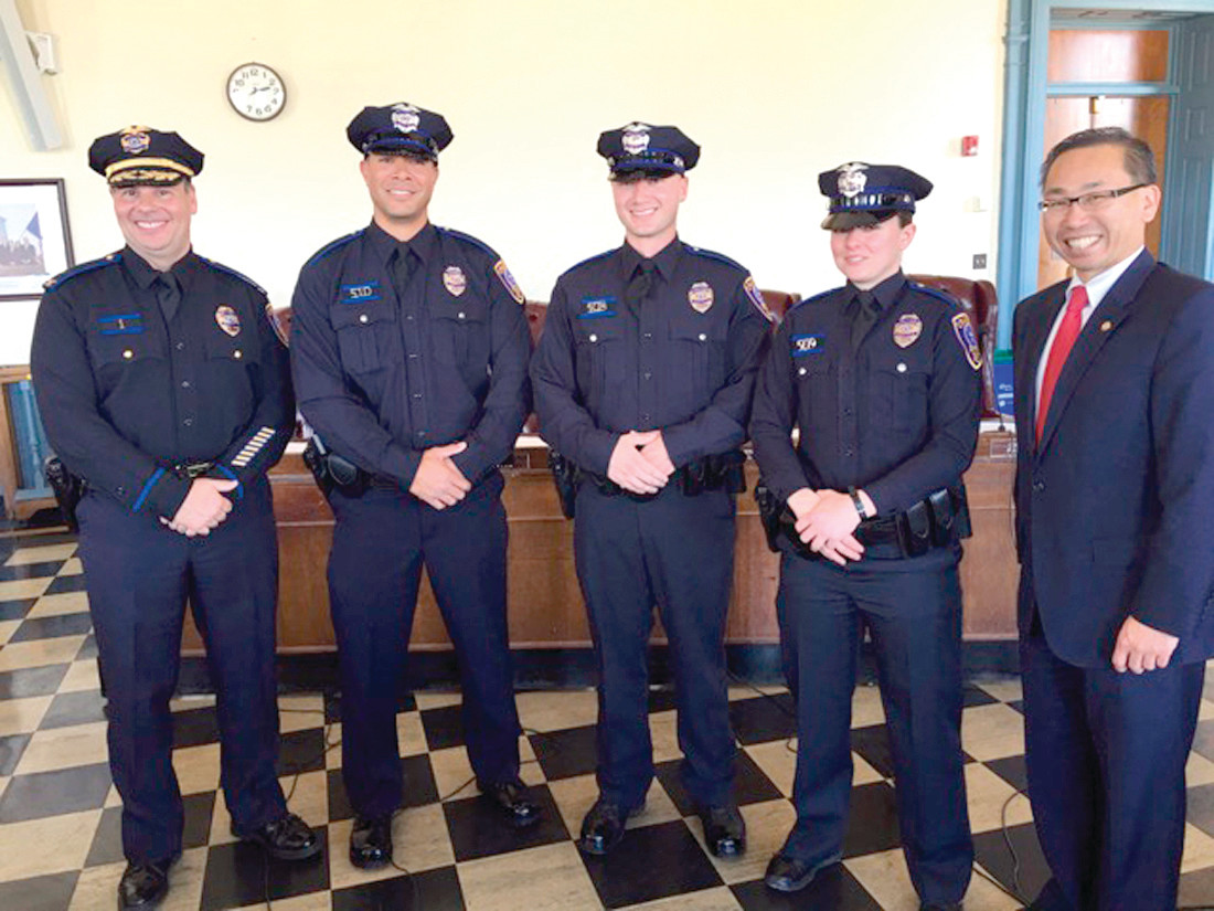 Cranston Police Department Welcomes Four New Officers Cranston Herald